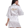 Bride Satin Robe