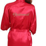 Bride Satin Robe