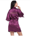 Bride Satin Robe