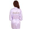 Bride Satin Robe